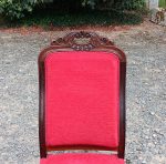 Ancienne chaise basse en noyer n°1505