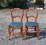 Ancienne paire de chaises n°1364