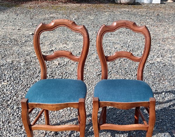 Ancienne paire de chaises n°1364