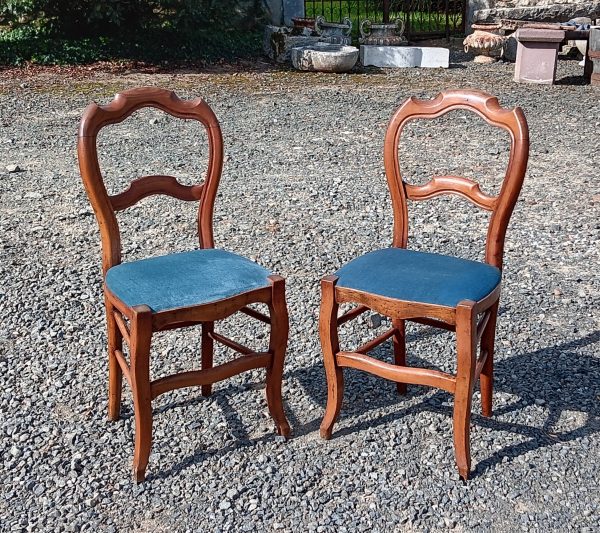 Ancienne paire de chaises n°1364