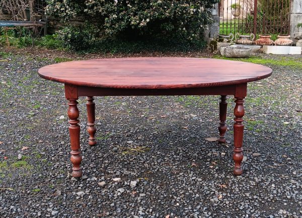 Ancienne table de ferme en pin n°1710