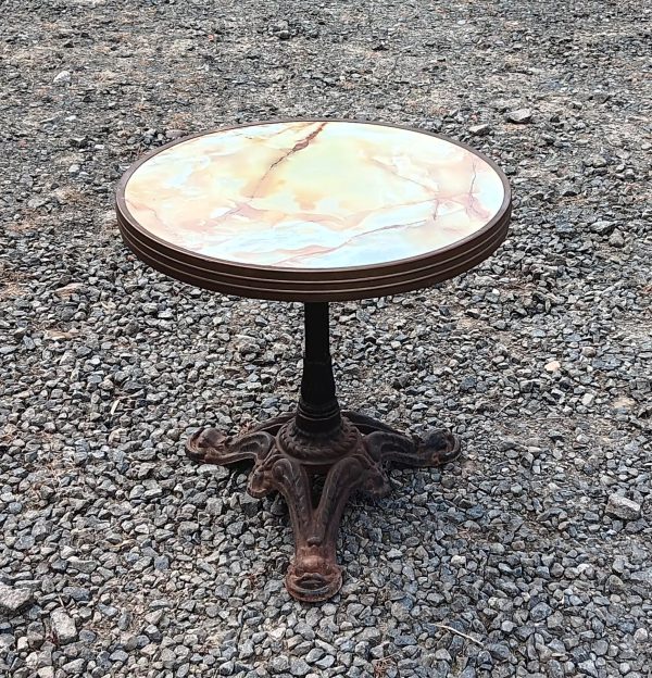 Table basse de bistrot / Pied fonte n°2470