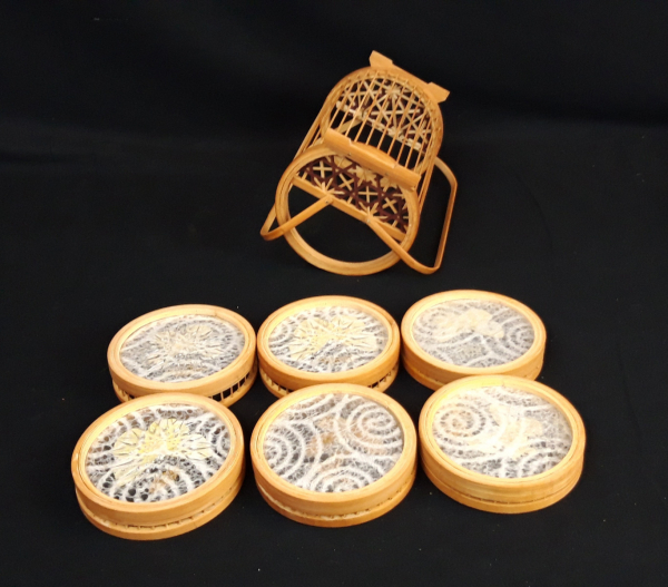 set de 6 sous verre vintage n°7349