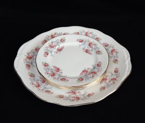 Service a gateaux en porcelaine n°7333