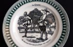 Ancienne assiette parlante La Chasse n°7467