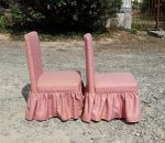 Paire de chaises basses vintages n°7645