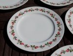 Lot de 6 assiettes plates en porcelaine n°7689