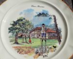 Assiette vintage Vieux Boucau n°7729