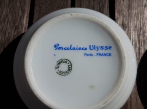 Boite vintage en porcelaine de Limoges n°7717