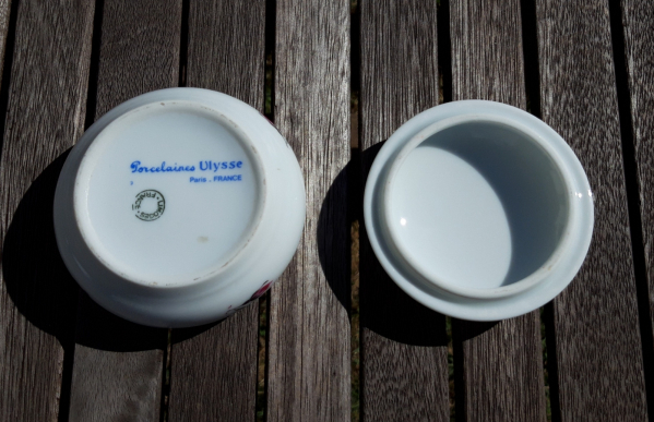 Boite vintage en porcelaine de Limoges n°7717
