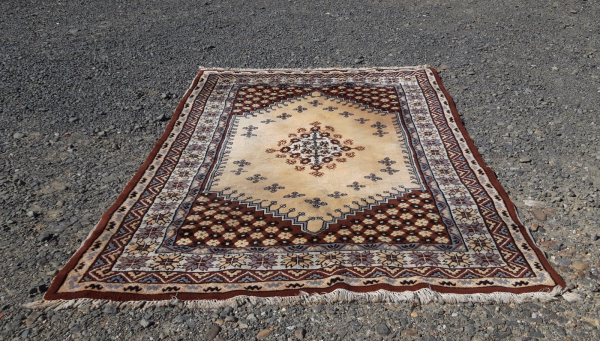 Tapis / Laine / Maroc / Fait main / n°7766