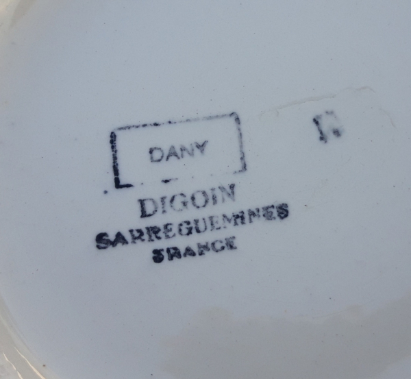 Soupière vintage Digoin Dany n°7830