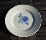 Plat vintage / Rose bleue / Gisors / n°7826