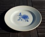 Plat vintage / Rose bleue / Gisors / n°7826