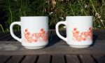 Lot de 2 mugs vintages Arcopal Volubilis n°7893