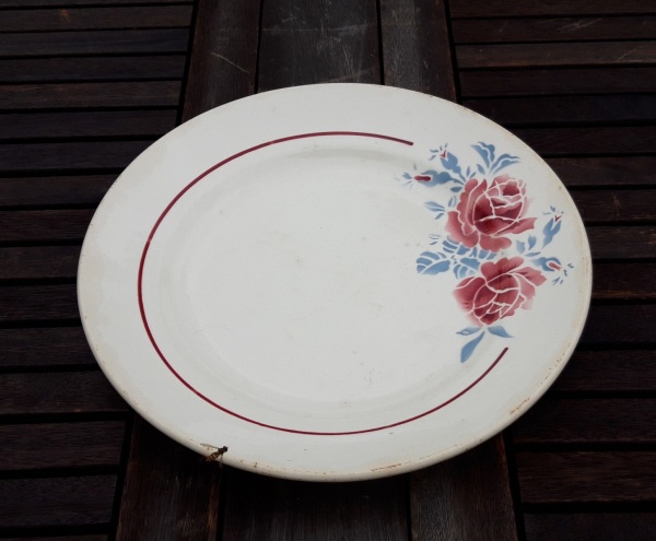 Ancien plat Badonviller Strasbourg n°7954