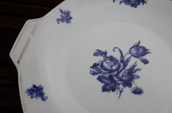 Ancien plat a tarte Art Déco Limoges n°7953