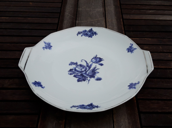 Ancien plat a tarte Art Déco Limoges n°7953