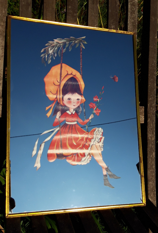 Cadre / Miroir vintage / n°8046