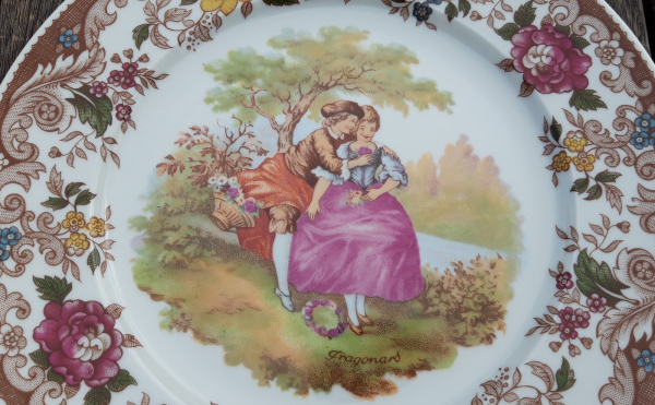 Assiette Gloria Fragonard n°5001