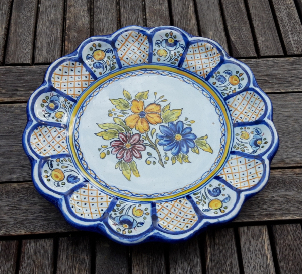 Ancienne assiette Talavera n°5016