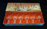 Lot de 6  verres a pied Cristal D'Arques Louvre n°3101