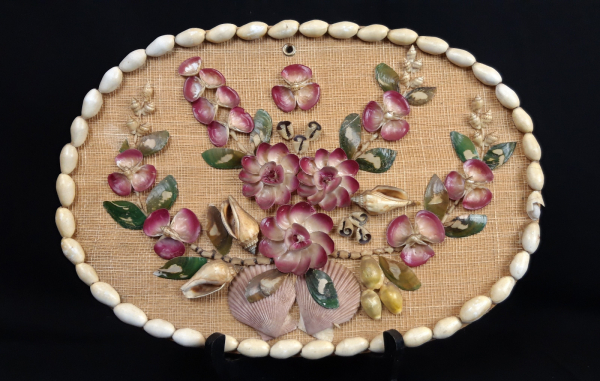 Cadre vintage coquillages n°3104