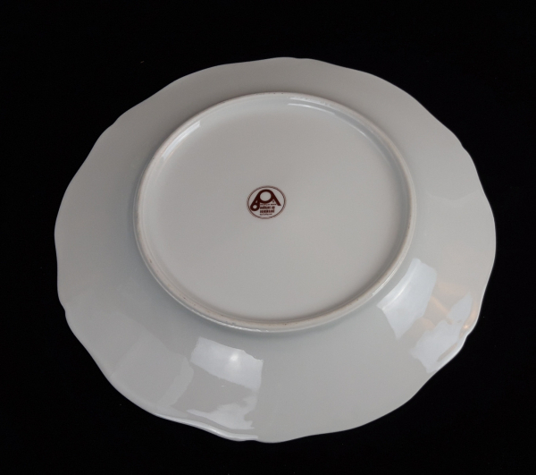 Plat en porcelaine de Sologne n°3250