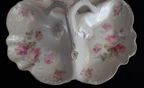 Ancien plat Mendiant Porcelaine de Limoges n°6279