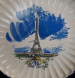 Assiette vintage PARIS Tour Eiffel n°6346