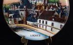 Ancienne assiette en porcelaine LOCHES n°6344