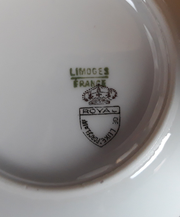 Lot de 6 tasses a café en porcelaine n°6361