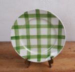 Assiette vintage / Orchies / vichy / Nappe n°6618