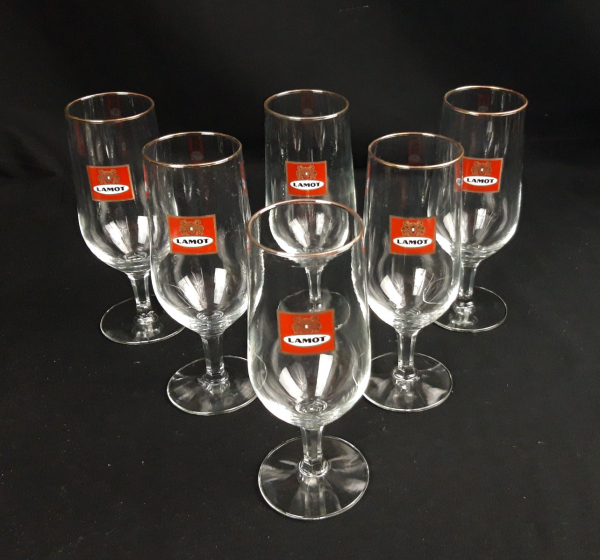 Lot de 6 verres LAMOT n°6680