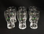 Lot de 6 verres a bière 007 n°6672