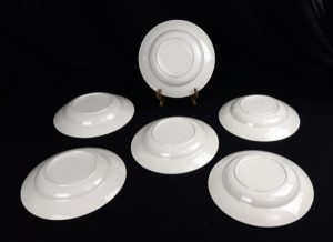 Lot 6 assiettes a soupe vintages n°6658