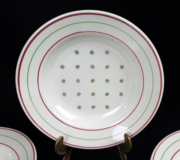 Lot 6 assiettes a soupe vintages n°6686