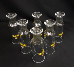 Lot de 6 verres a bière St Louis n°6703