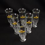 Lot de 6 verres a bière St Louis n°6703