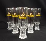 Lot de 6 verres a bière St Louis n°6703