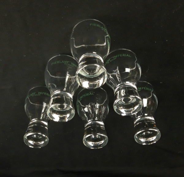 Lot de 6 verres vintages PIERLANT n°6730