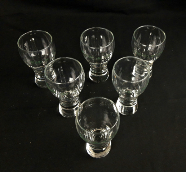 Lot de 6 verres vintages PIERLANT n°6730