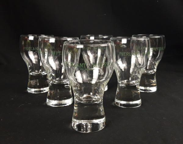 Lot de 6 verres vintages PIERLANT n°6730