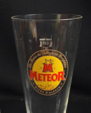 Lot de 6 verres a bière vintages METEOR n°6676