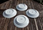 Lot de 4 assiettes creuses en porcelaine n°6813