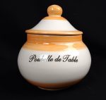 Poubelle de table en faience n°6832