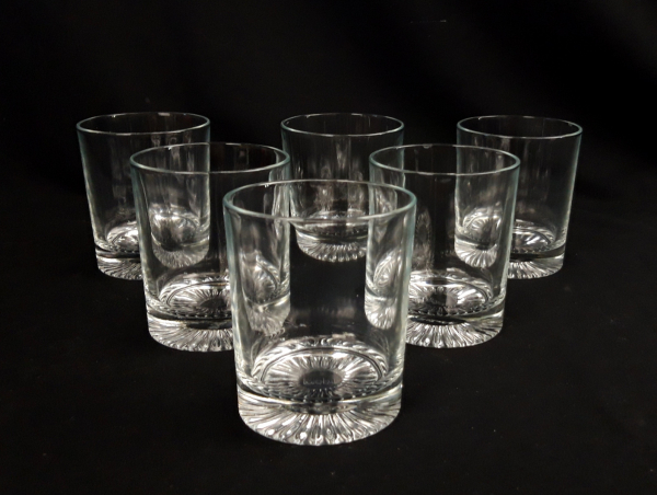 Lot 6 verres vintages MOBIL n°6888