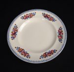 Ancienne assiette Longwy Fontenay n°6955