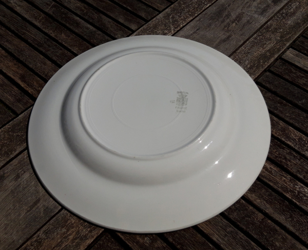 Grand plat vintage Digoin n°0030