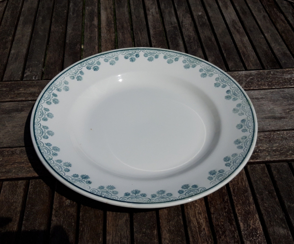 Grand plat vintage Digoin n°0030